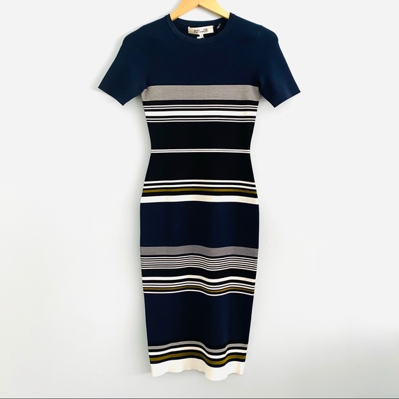 NEW Diane Von Furstenberg Alexander Sweater Dress - Picture 5 of 8